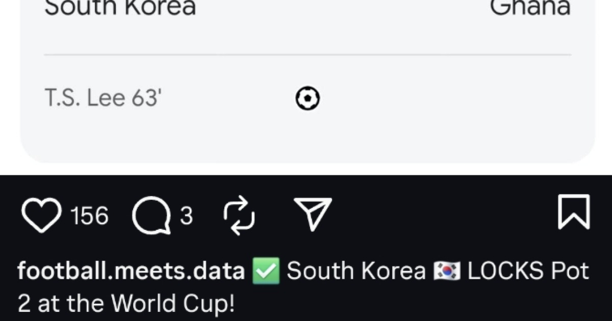 홍명보호 확정! 전세계 '6번째 국가' 됐다…콜롬비아·우루과이·일본·세네갈·이란 이어→2026 WC 포트2 축포