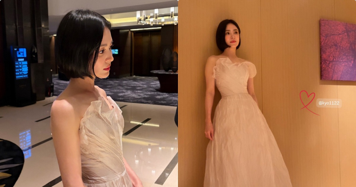 송혜교, 숨 막히는 옆태..자연미인의 품격