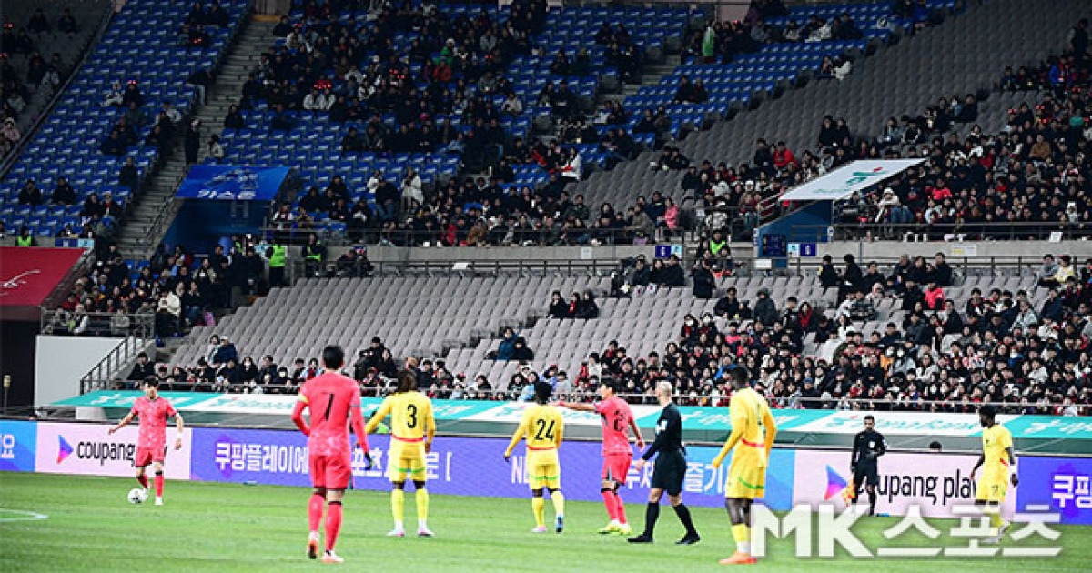 손흥민도 없으면 어쩌려고…‘상암 2만 참사’ 간신히 피한 축협, 냉정한 팬心 체감 확실했다