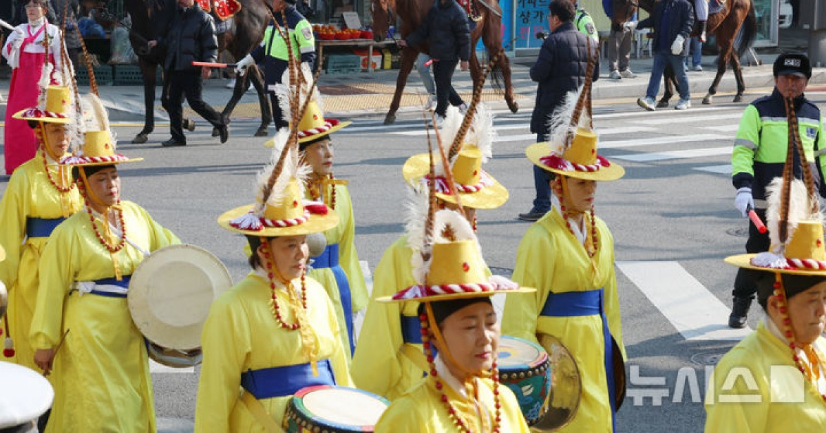 제43회 남이장군 사당제 장군 출집 재현