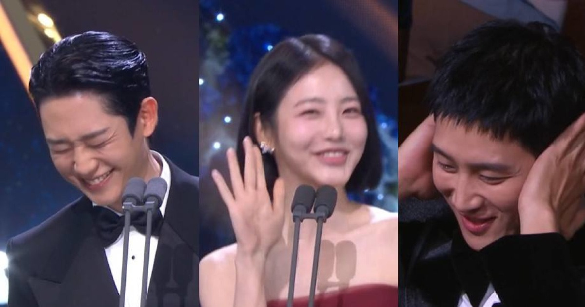 신예은이 또…시상식서 '끼부리기+애교배틀', 민망함 느낀 정해인·안보현 도전 '폭소' [엑's 이슈]