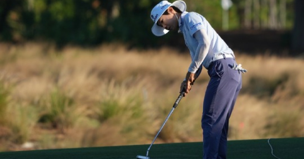 이소미, LPGA 마지막 대회 1R 단독 선두...17번 홀 이글 폭발