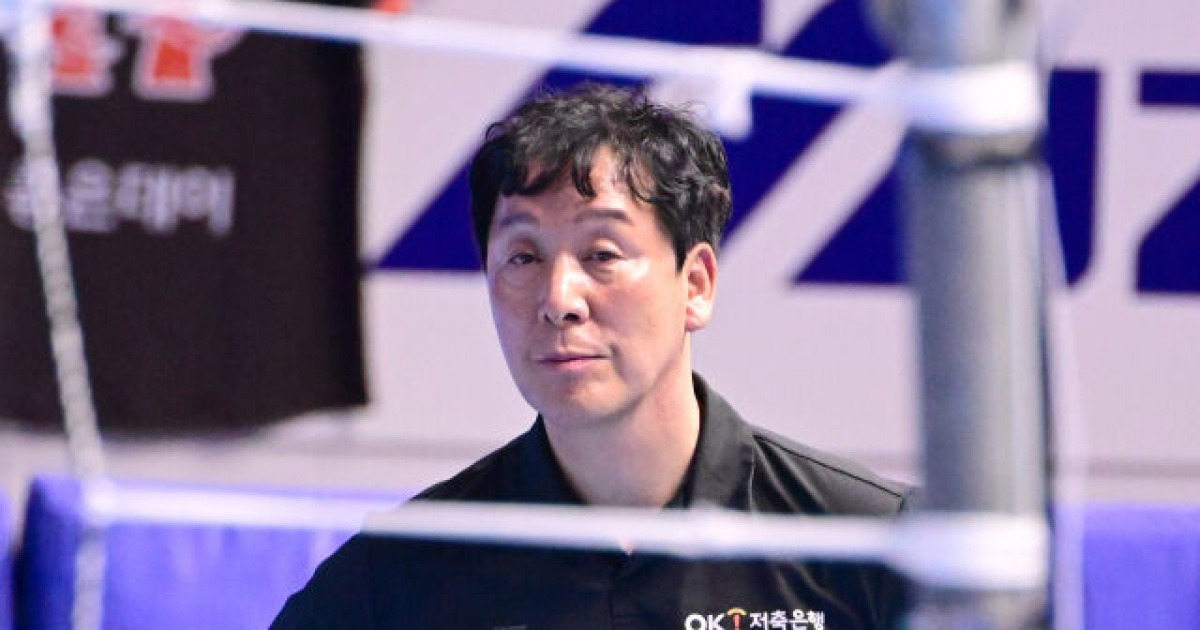 대한항공에 2-3 분패를 당한 OK, 신영철 감독의 300승도 미뤄졌다...“연연하지 않는다” [MD인천]