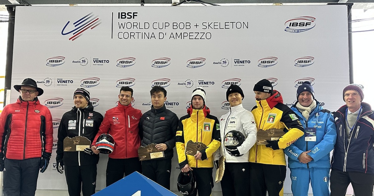 스켈레톤 정승기, IBSF 월드컵 올림픽 트랙 첫 실전서 5위