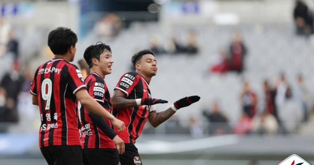 ‘린가드 10호골’에도…서울, 김천에 또 졌다, 2-6 참패 이어 안방서 1-3 완패 ‘6위 추락 위기’ [SS현장리뷰]