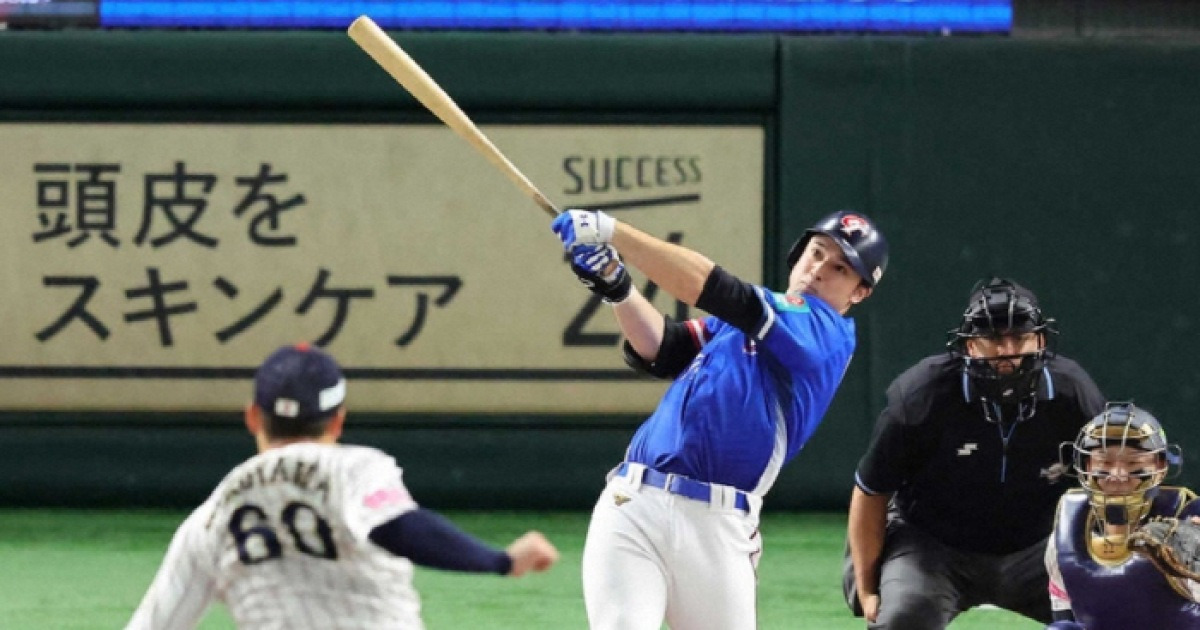 문동주 상대로 1타점 3루타, 대만대표팀 4번 타자 세이부로, 올해 '23홈런 73타점'-OPS 1.000 1위[민창기의 일본야구]