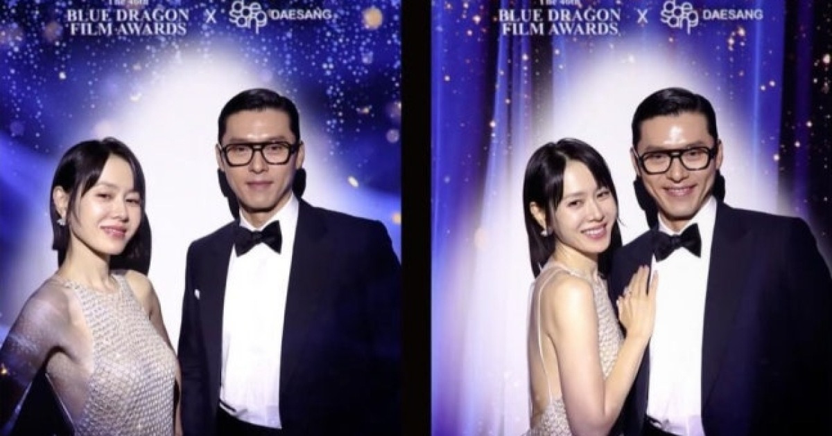 [IS하이컷] 현빈♥손예진 투샷, 화보 같은 인생네컷 공개