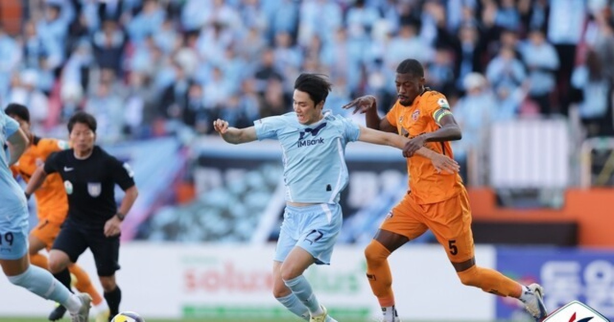 [BE.현장] 이래서 멸망전이다... '유리 장군, 지오바니 멍군' 제주-대구 1-1 무승부, 강등 여부는 최종전서