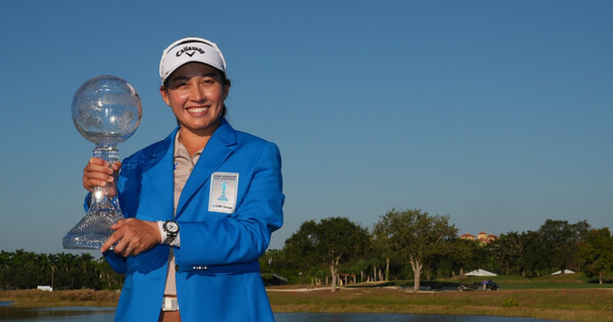 티띠꾼 LPGA 투어 최종전서 대회 2연패…시즌 평균타수 68.681타 신기록