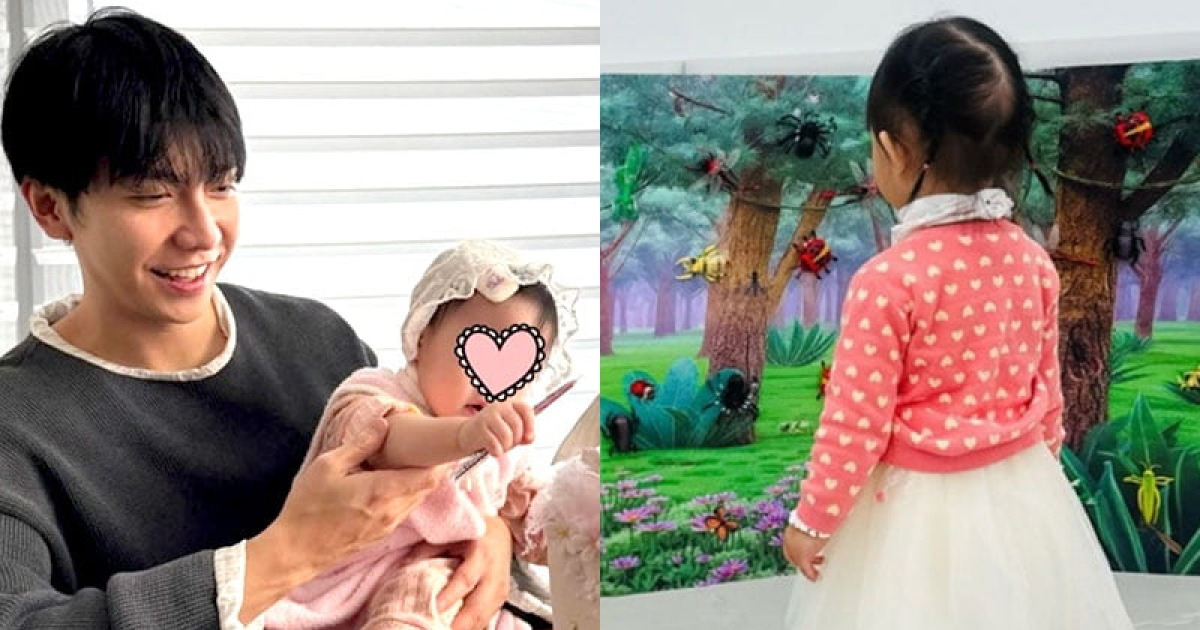 이승기, 21개월 딸 공개…'아내 이다인과 등하원 행복'