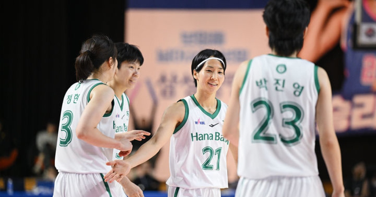 여자농구 하나은행, 삼성생명에 76-64 승리…단독 2위 도약
