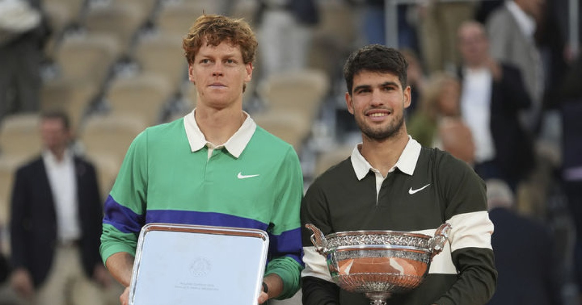 알카라스vs신네르 프랑스오픈 결승, ESPN이 꼽은 올해 테니스 최고 경기