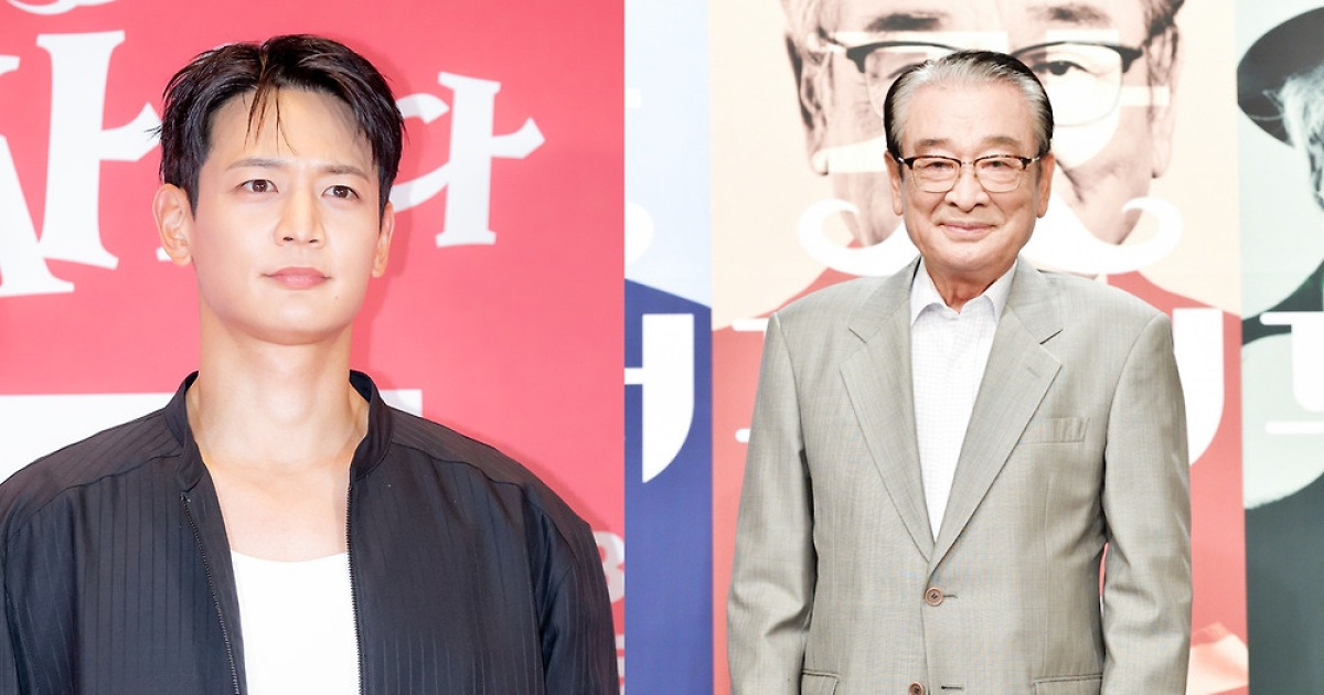 샤이니 민호, 故이순재와 손 꼭 잡은 사진 공개 "영원히 기억하겠습니다"