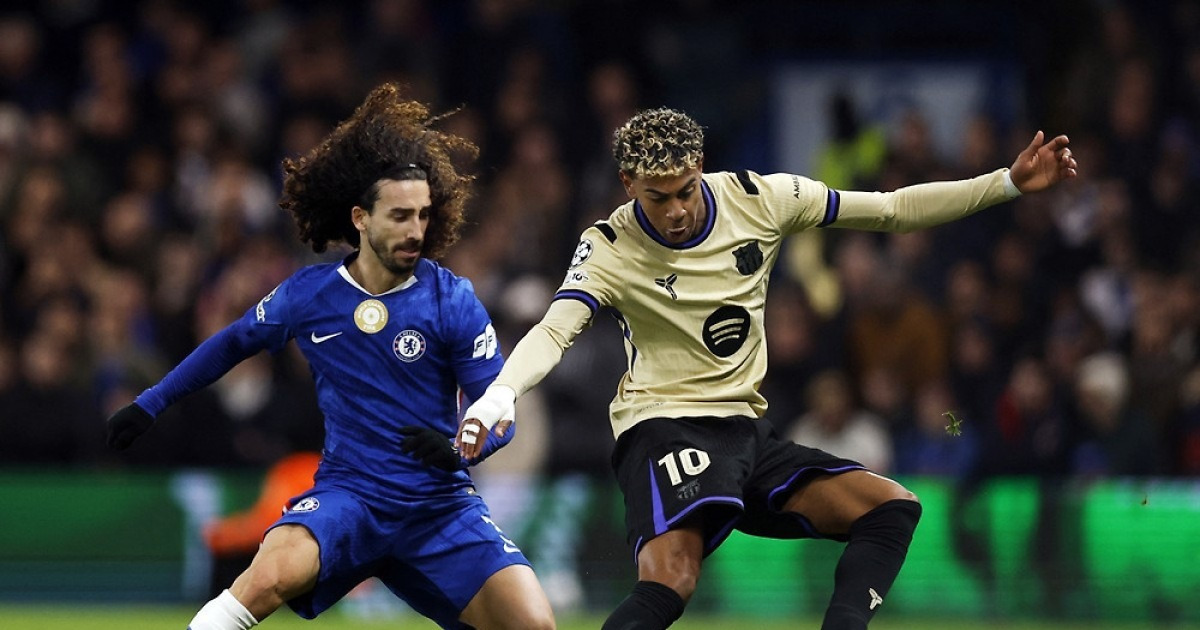 '쿠쿠레야, 야말 삭제' 첼시, 10명 뛴 바르셀로나 3-0 완파(종합)