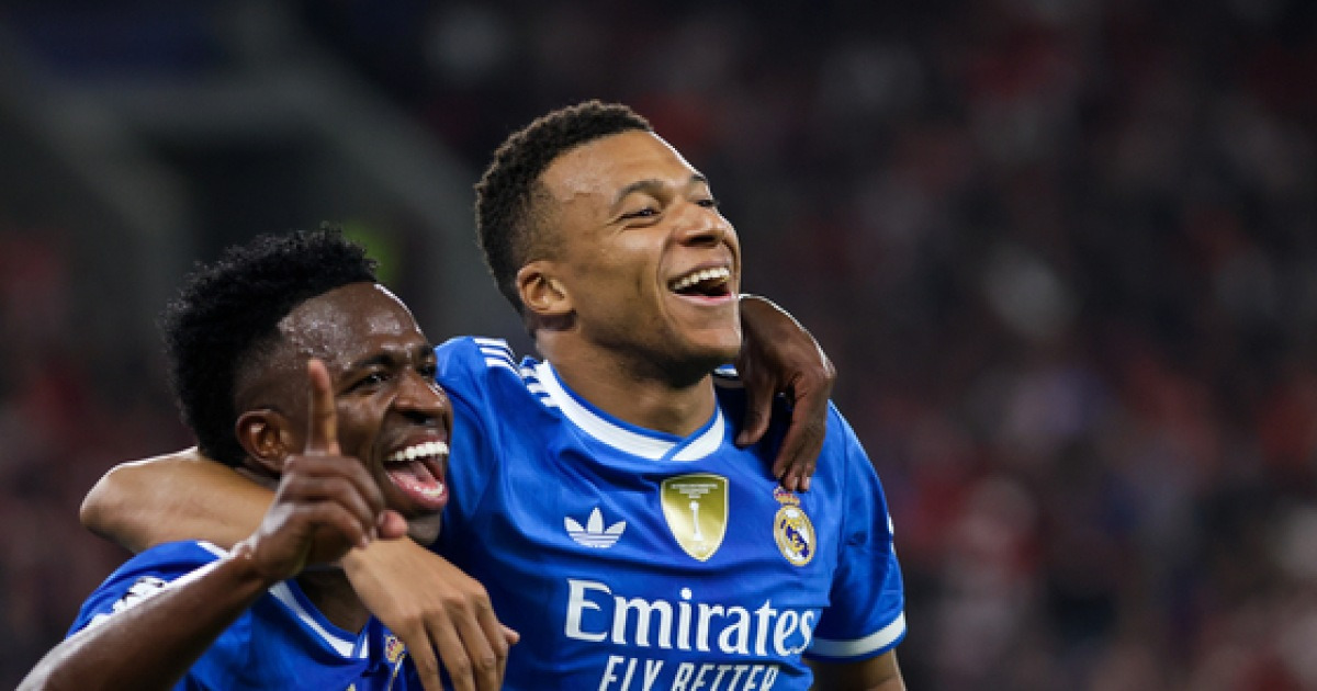 음바페, 7분만에 해트트릭…UCL 역대 최단 시간 2위