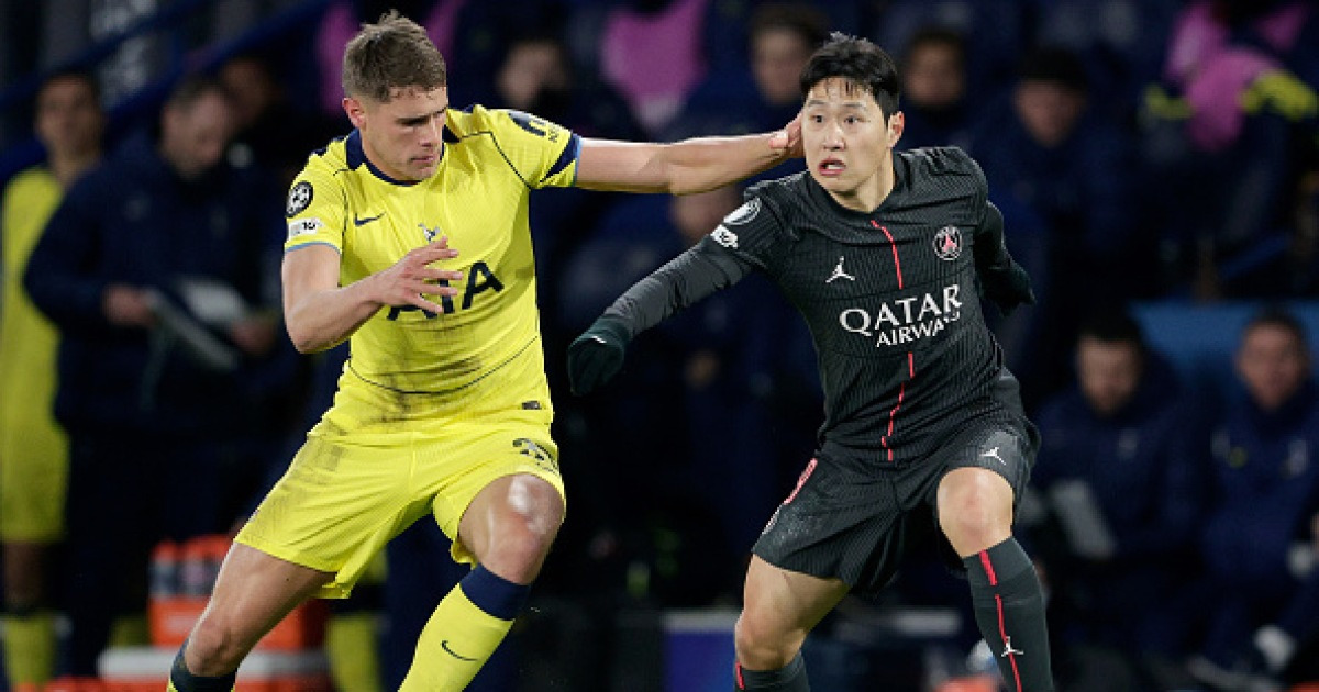 '이강인 골 기점 역할' PSG, 'SON 없는' 토트넘 제대로 울렸다...  UCL 리그페이즈 5-3 승리