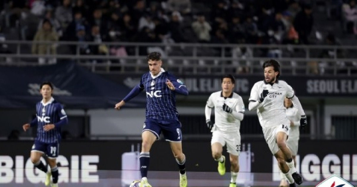 '비기면 탈락' 성남, 후이즈 결승골로 이랜드1-0 격파...PO 진출