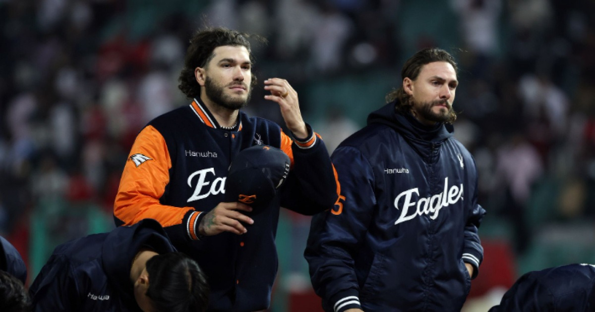 '노시환 슬픈 예감 적중?' 한화 와이스도 MLB 진출 전망 나왔다 "휴스턴과 계약 임박"