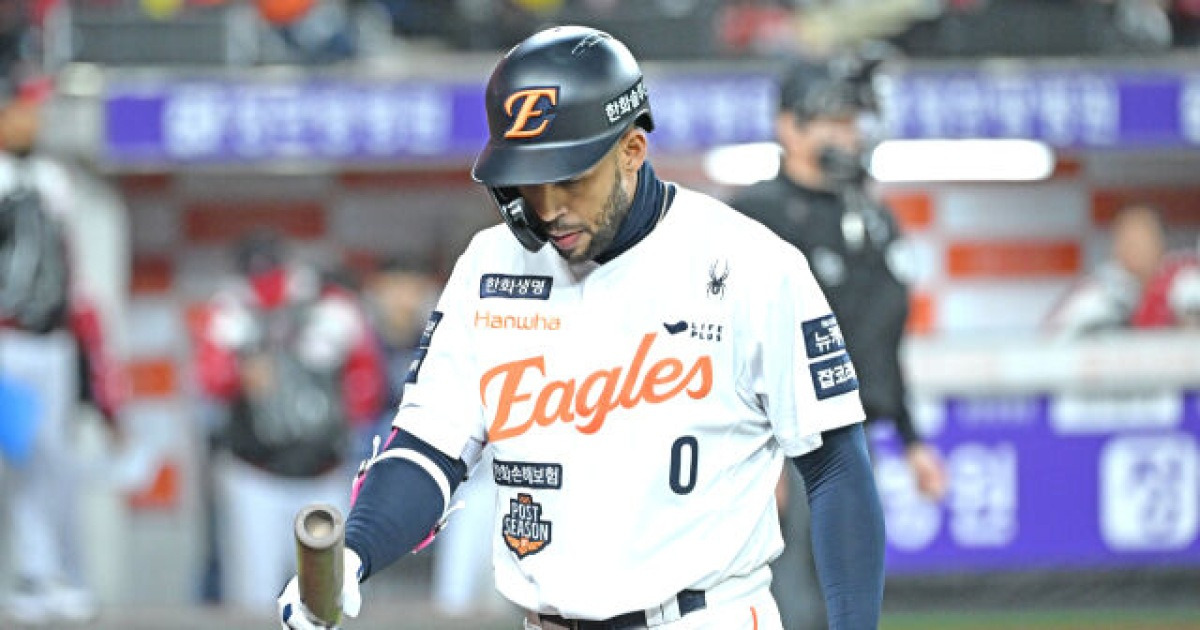 한화 6주 알바→정규직 왜 재계약 실패했나…한국시리즈 1할대 충격 부진 때문인가, 내년에 대전에서 못 본다