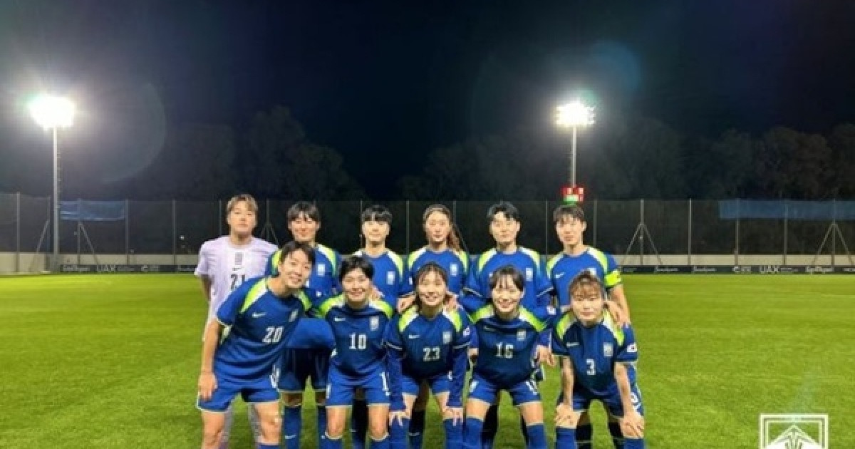 '김민지 동점골' 여자 축구, 웨일스와 평가전서 1-1 무승부