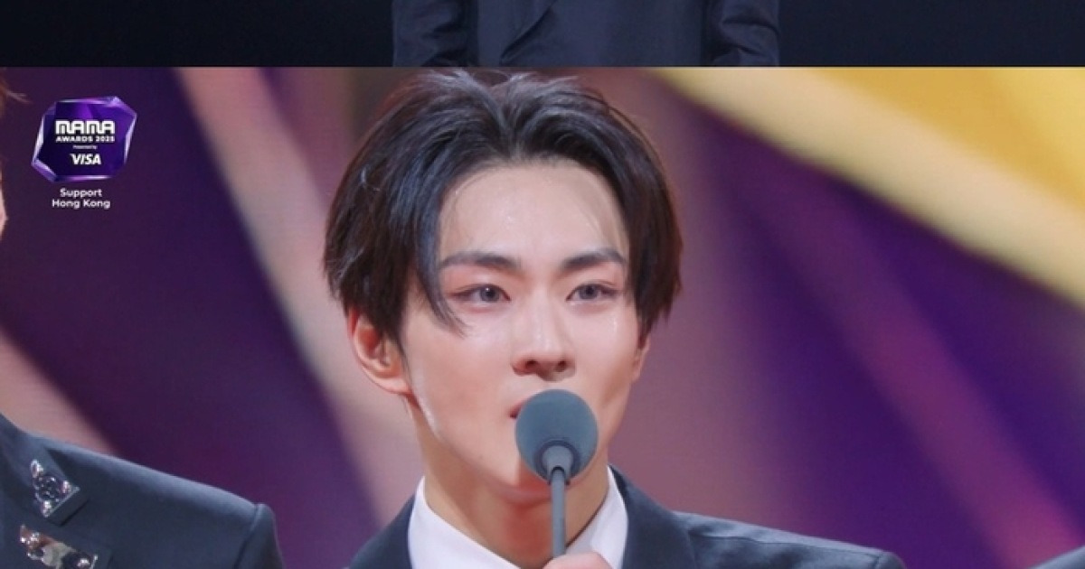 박보검, 홍콩 참사에 “묵념하자”→‘대상’ 엔하이픈, 눈물 ‘펑펑’[2025 MAMA ‘말말말’]