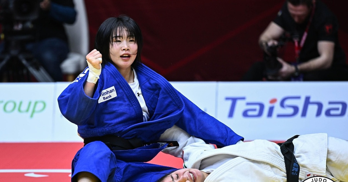 유도 허미미가 돌아왔다…아부다비 그랜드슬램 여자 57㎏급 우승