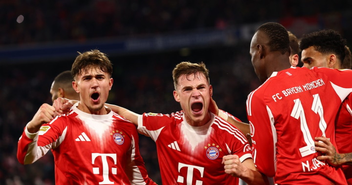 '김민재 동점골 기점' 뮌헨, 강등권 장크트파울리에 진땀 역전승...리그 12경기 무패 행진