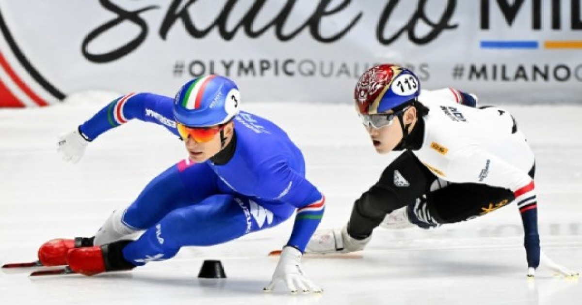 한국 쇼트트랙, 남자 500m 올림픽 출전권 3장 중 1장 놓칠 위기...4개 대회 연속 노메달