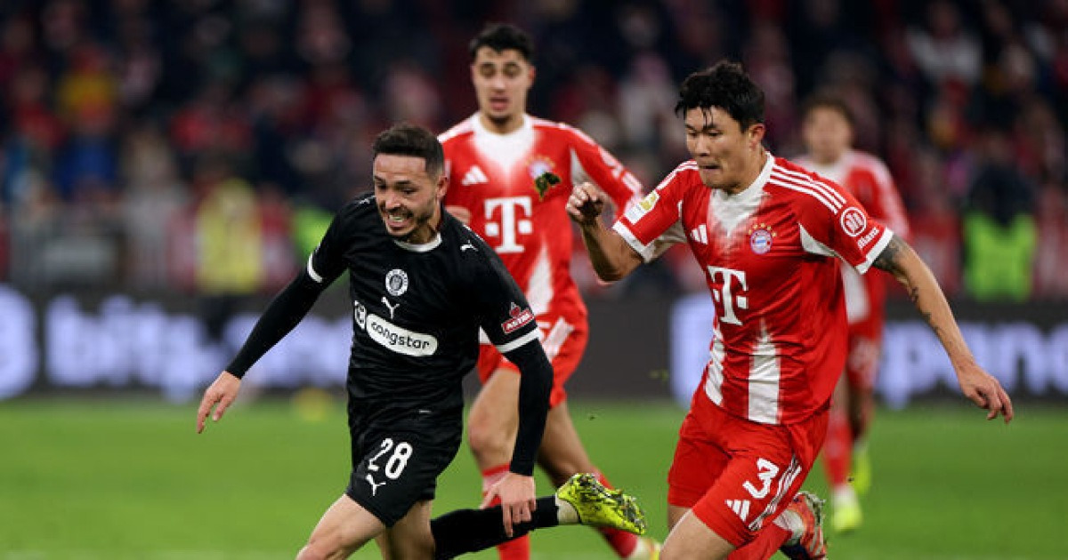 '볼 경합 최다 승리' 철벽 모드 김민재, 평점 7.8...팀은 3-1 역전승