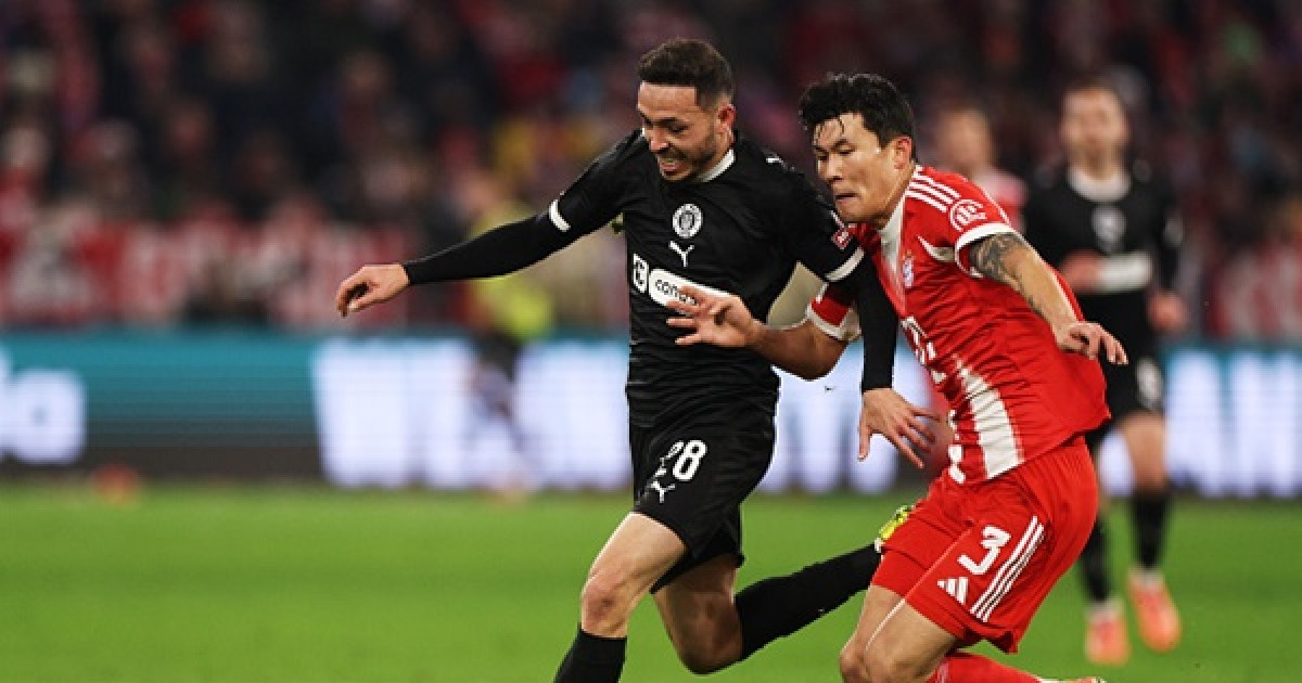 '선발 복귀' 김민재, 동점골 기여…뮌헨은 장크트파울리에 역전승