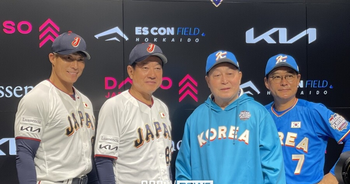 김인식 "작년보다 더 좋은 플레이" 다짐에, 하라 감독 "작년처럼 제대로 싸우겠다"