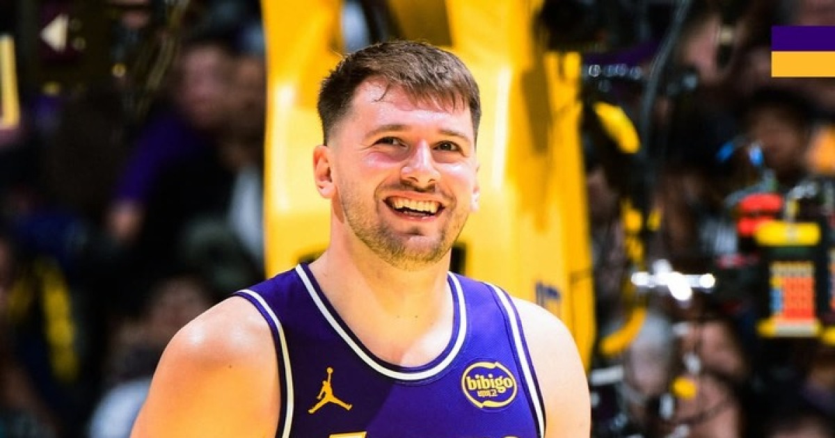 '루카매직' 돈치치... 1쿼터 20점 폭격, 레이커스 7연승 완성