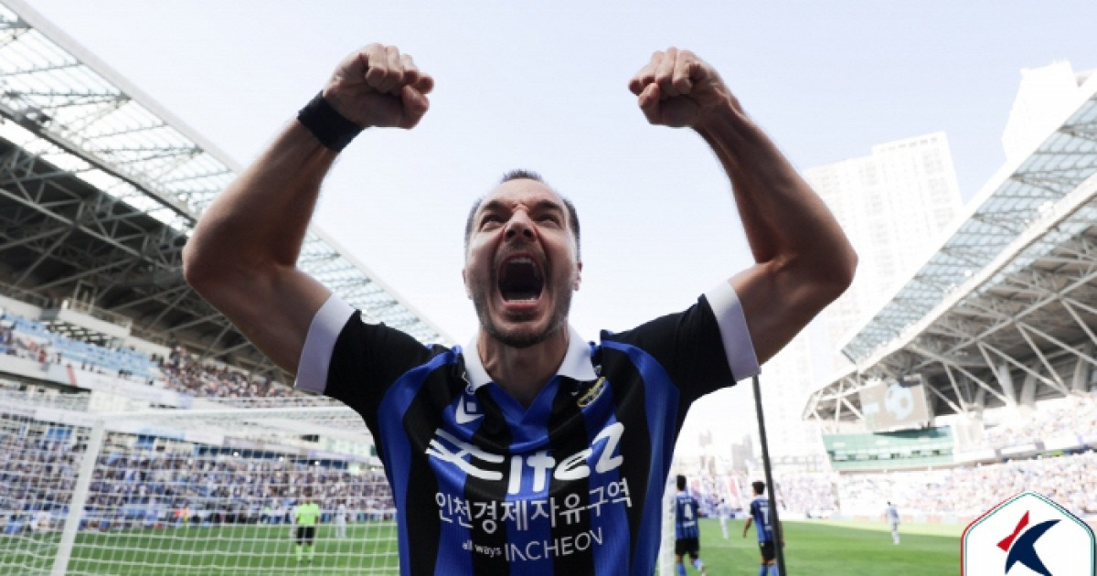 '무고사, 제르소, 이명주...' K리그2 베스트11, '11명 중 6명' 인천 '싹쓸이'...'후이즈, 신재원' 성남도 3명 배출[오피셜]