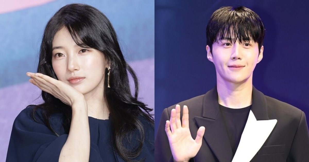 수지, 베트남서 레깅스 입고 김선호와 러닝 포착…'현혹' 촬영 중