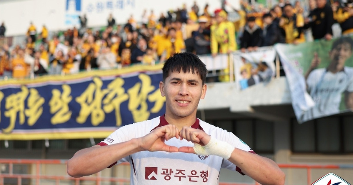 '후반 교체투입→결승골' 광주FC 헤이스 "이정효 감독님 진심으로 존경…제주 시절에도 많은 격려해 줘"