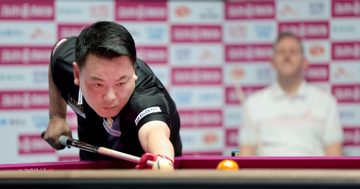 종아리 부상 털고 복귀한 조재호, PBA 128강서 이희진 꺾고 64강행