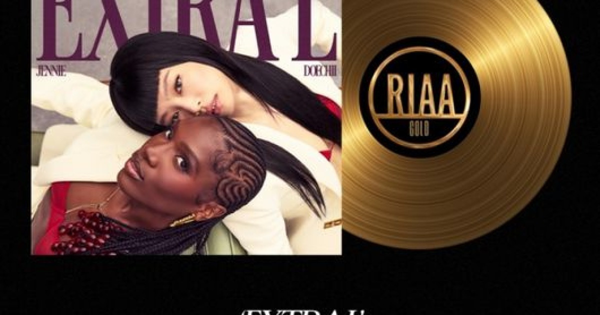 블랙핑크 제니, 美 RIAA 또 새 역사 썼다