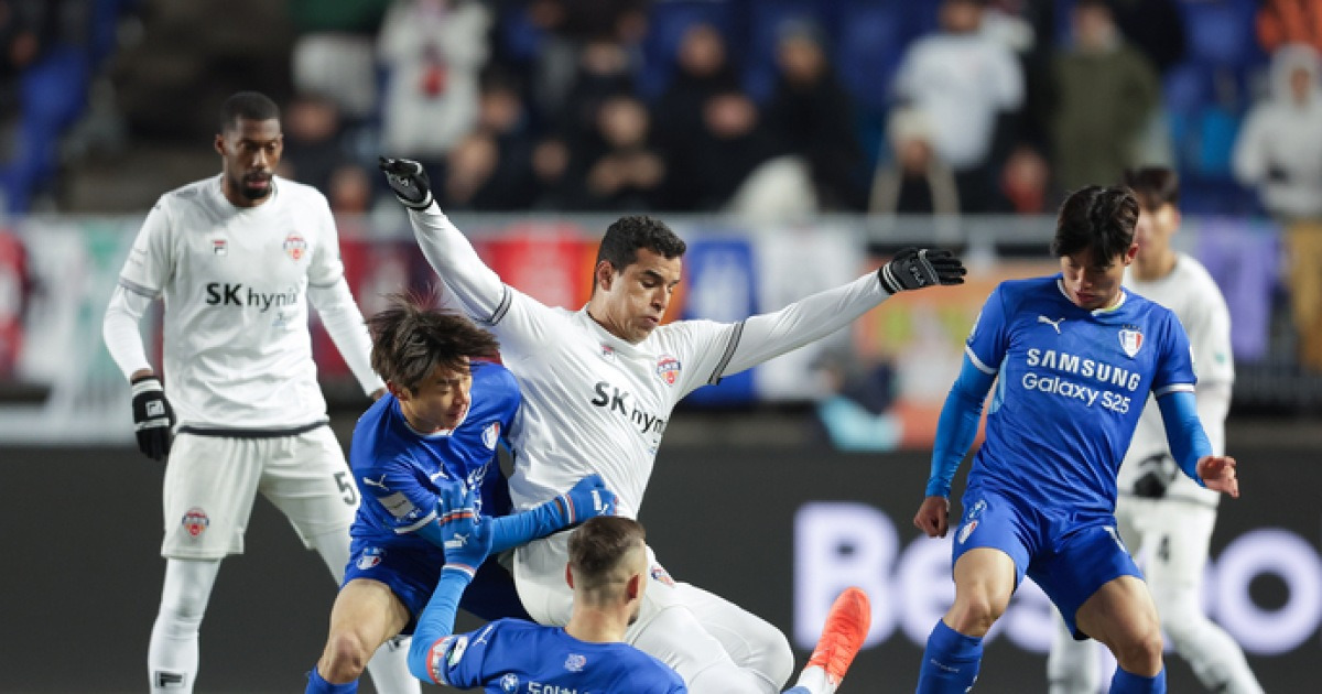 수원 삼성, 승강PO 1차전 제주에 0-1 패…7일 2차전서 최종 격돌