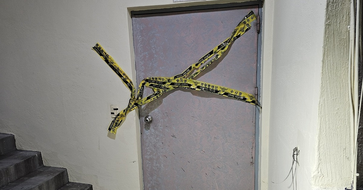 창원 모텔 주변 통제 현장