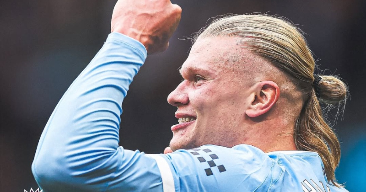 ‘SON 대열 합류’ 맨시티 홀란, 역대 최단기간 EPL 100호 골 고지 점령