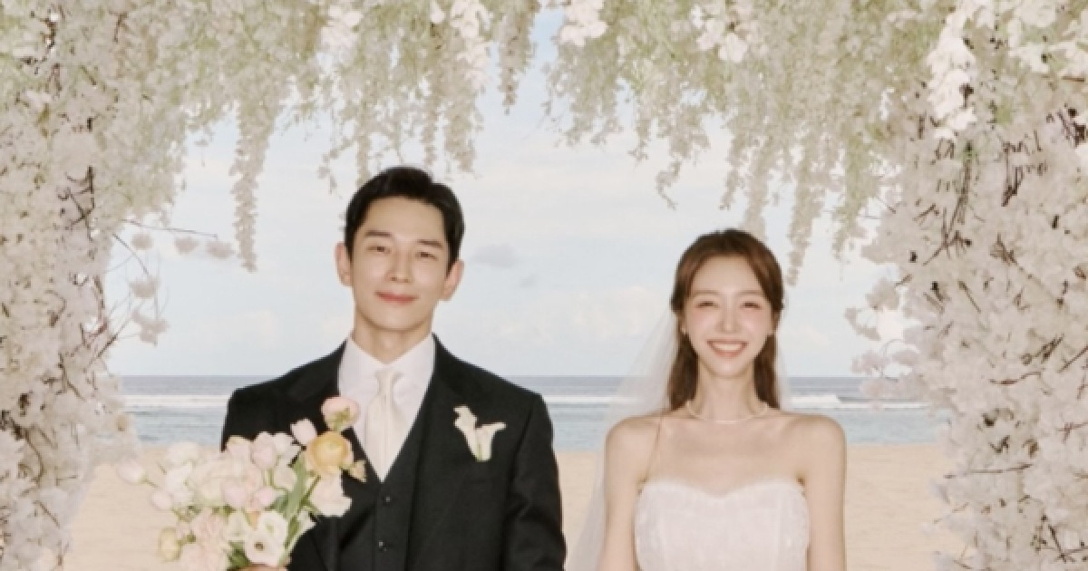 온주완♥방민아, 발리 극비 결혼식 현장 공개…꿀 뚝뚝 럽스타 [스한★그램]