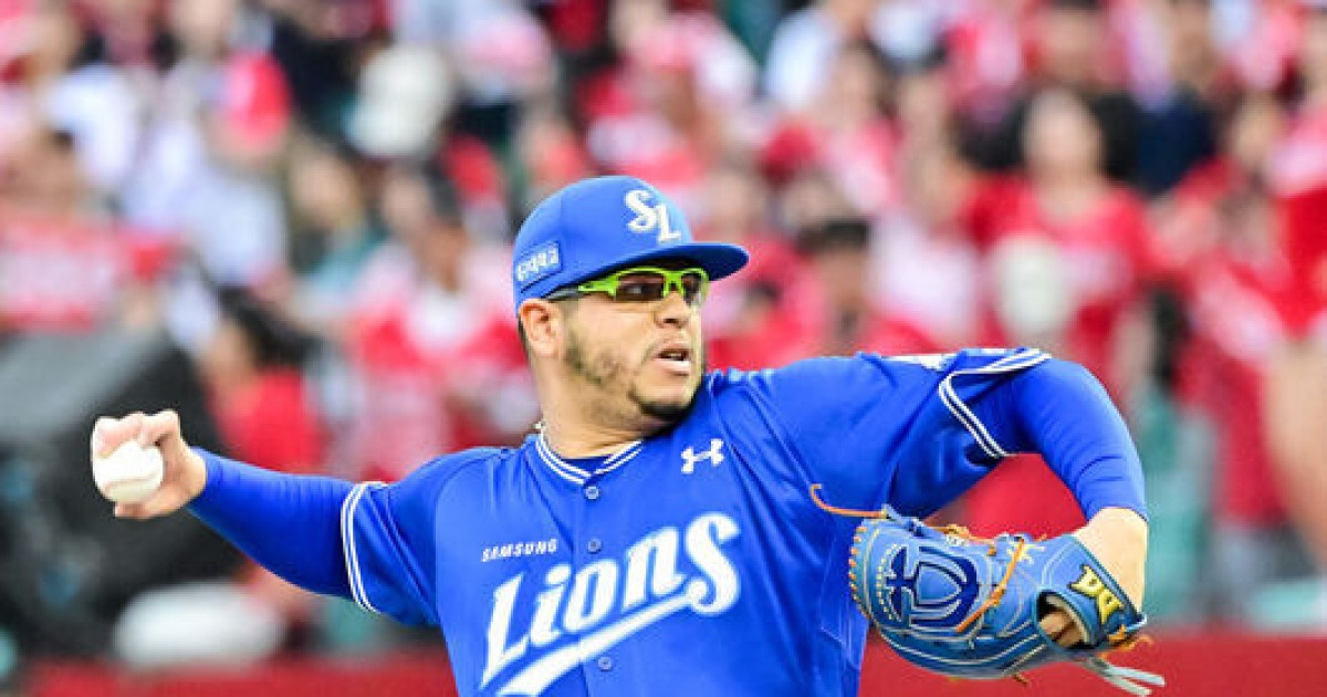 후라도의 불룩한 배 어디 갔어? 삼성 팬들 놀라게 한 ‘야구 주머니 실종 사건’