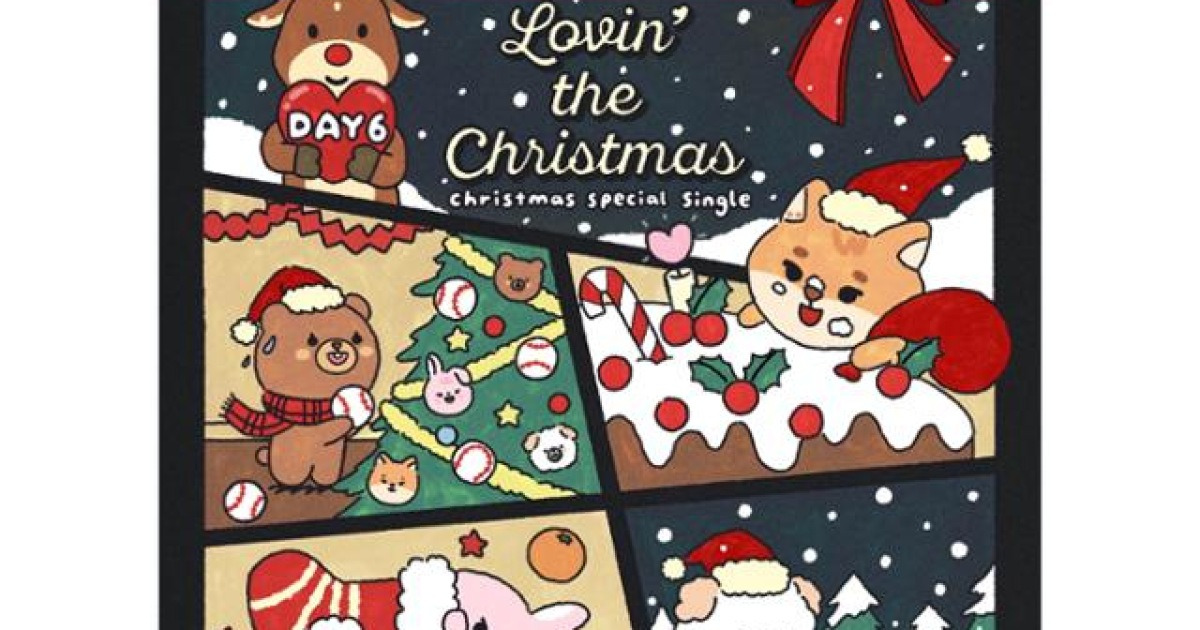 "러빙 더 크리스마스"... '10주년' 데이식스, 데뷔 첫 시즌송 낸다