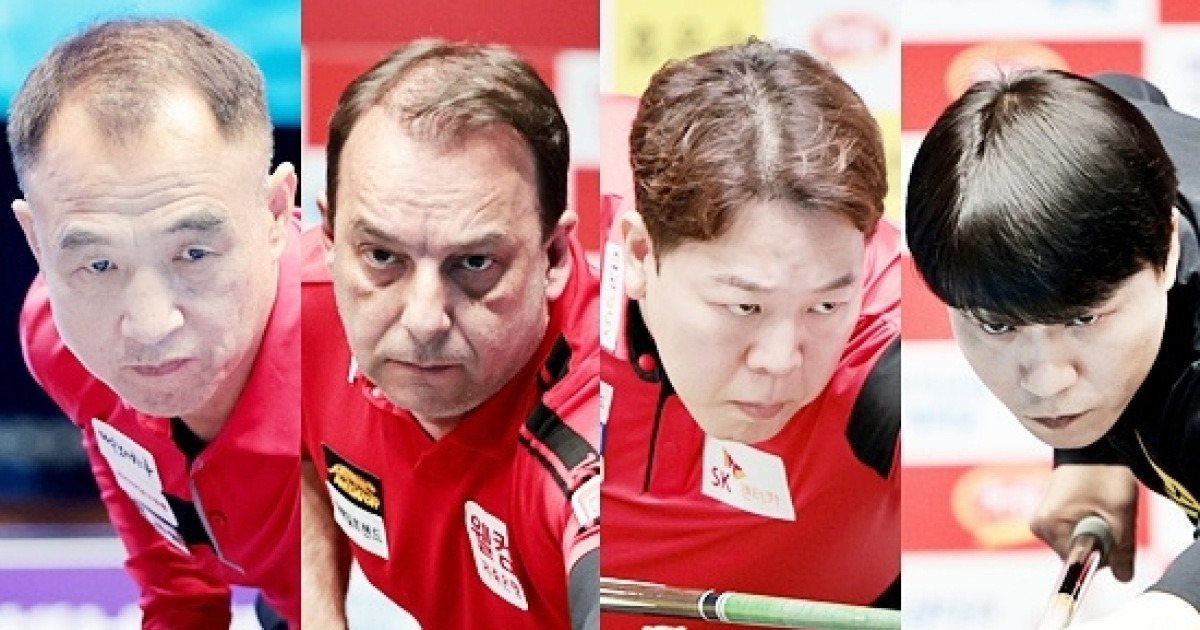 ‘하림PBA 우승향방’ 산체스-이승진, 최성원-강동궁 4강대결로 압축