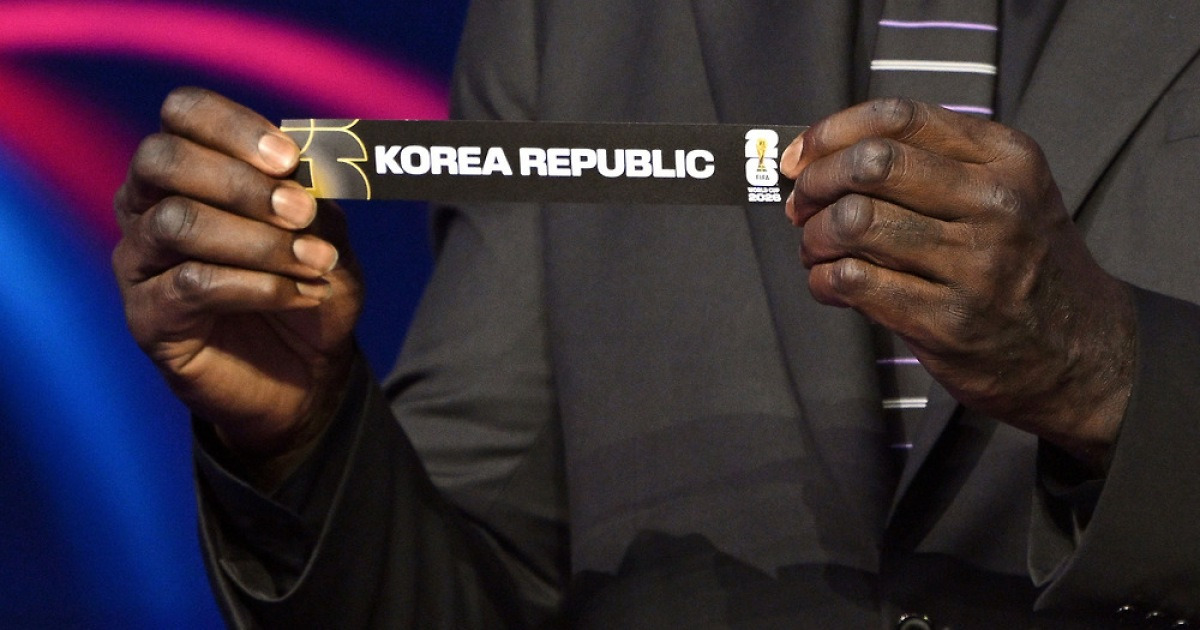 한국, 북중미 월드컵서 멕시코-남아공-유럽 PO 승자와 A조 편성