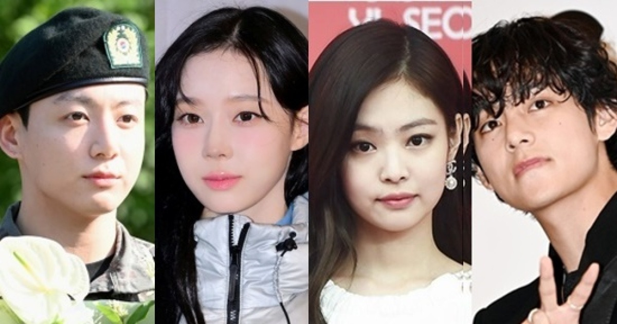 정국X윈터, 증거는 쏟아지는데…묵묵부답 열애설→뷔X제니 길 걷나  [엑's 이슈]