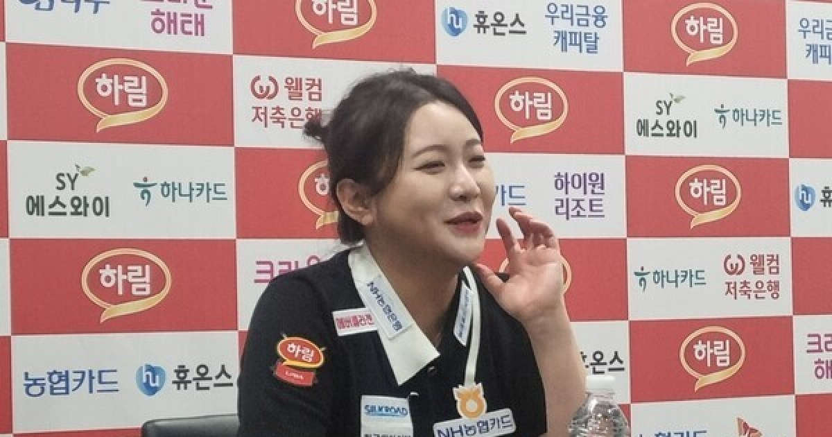 '우승세트 8-8서 미끌' 김민아 "이럴거면 7세트 안왔지, 그래도 강지은 축하해"