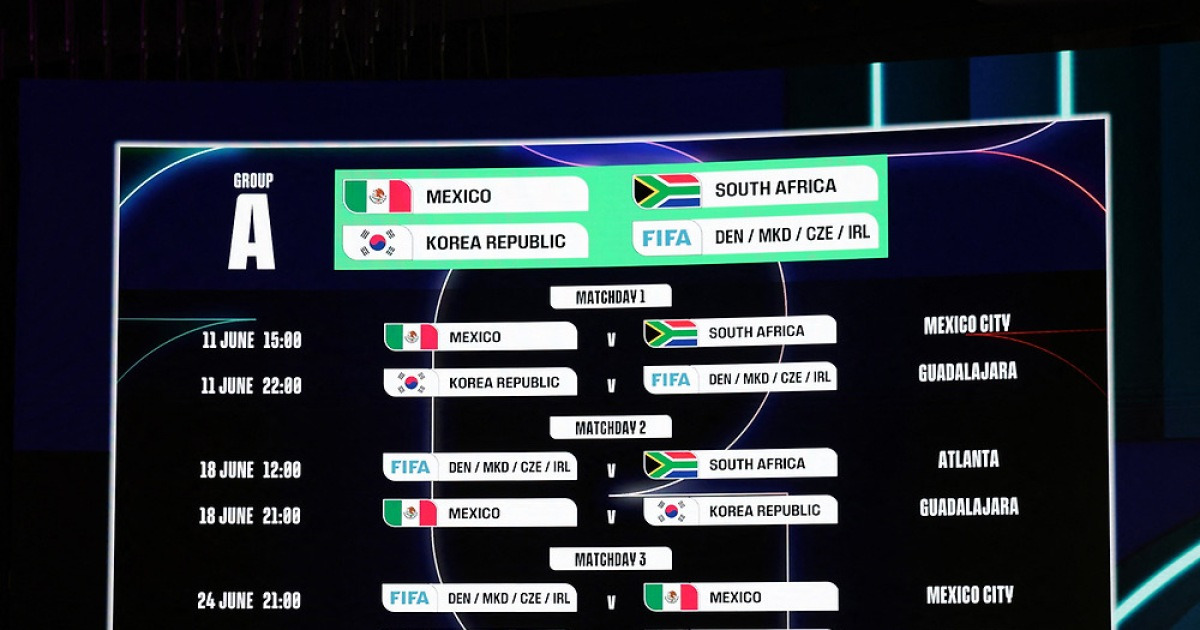 홍명보호의 월드컵 조별리그, 모두 한국시간 오전 10~11시에 열린다