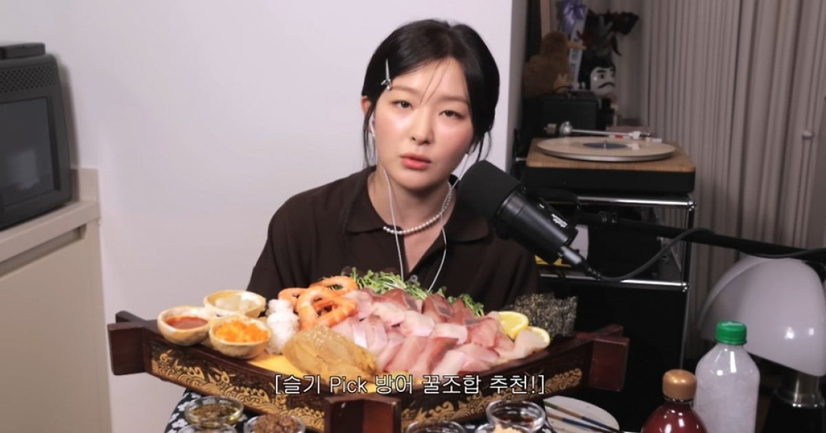 레드벨벳 슬기, 아이돌이 이래도 되나…"억울하니까 맨날 먹을 것" 먹부림 폭발 ('하이슬기')