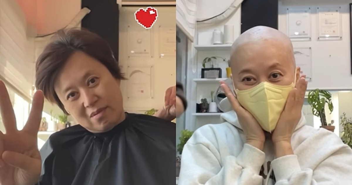 박미선, 2차 항암 후 삭발…"언제 또 삭발 해보겠나"